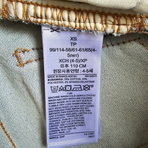 Gap Little Girls Soft Stretch Blue Jean Denim Skirt NWT Size XS 4 5 Pockets - Picture 8 of 8